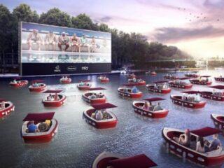 Parijs krijgt drijvende bioscoop met elektrische bootjes