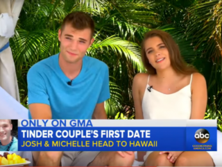 Update: Bijzonder Tinderkoppel is op eerste date naar Hawaï geweest