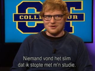 Ed Sheeran bij 'College Tour': "Ik heb meer bereikt dan ik ooit had verwacht"