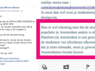 Student gewezen op 'allochtone populatie' Amsterdamse hogeschool