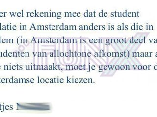 AUDIO: Student Inholland wil melding van discriminatie maken en zoekt andere school