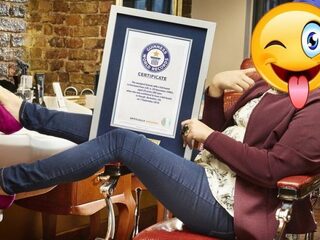 Vrouw met baard verbreekt wereldrecord