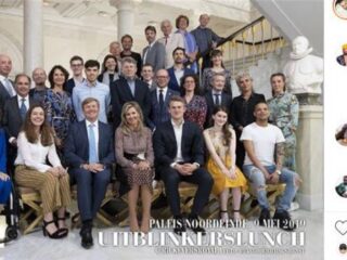 Ronnie Flex ging op lunchdate met de koning en koningin