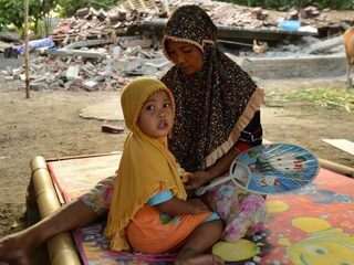 Nog meer ingestorte gebouwen door nieuwe aardbeving Lombok