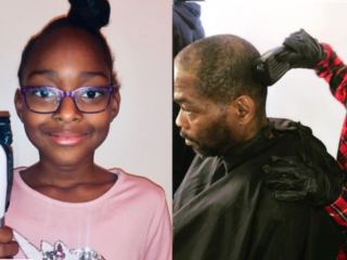 Deze 8-jarige barbier geeft gratis knipbeurten aan buurtgenoten