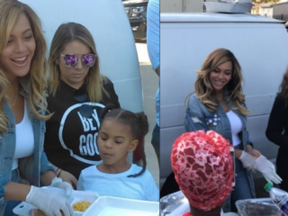 Beyoncé en Blue Ivy helpen de slachtoffers van Orkaan Harvey in Houston