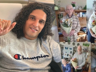 Ali B bezorgt eenzame ouderen prachtige verrassing