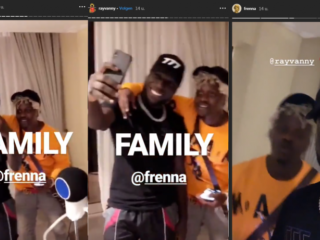 Frenna en Rayvanny lijken te gaan samenwerken