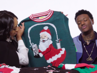 'Almost Christmas' acteurs testen de afschuwelijkste Kerstmistruien