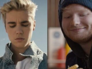 Ed Sheeran en Justin Bieber deze week de DiXte met 'I Don't Care'