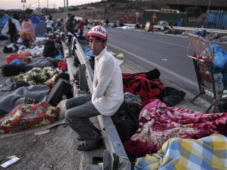 Demonstraties in Utrecht en Amsterdam voor vluchtelingen Lesbos: "Haal iedereen daar weg"