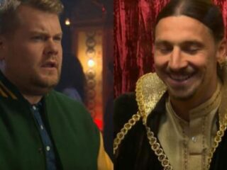 Zlatan Ibrahimovic is de beste en grappigste waarzegger van het universum bij James Corden
