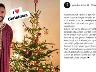 Nasrdin Dchar krijgt kritiek op zijn kerstboom vanuit moslimgemeenschap en reageert