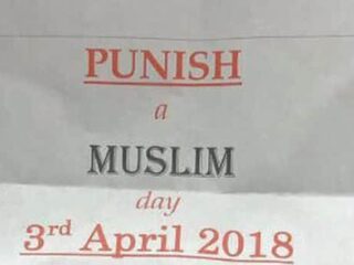 Misselijkmakend 'Straf een moslim'-spelletje circuleert door Londen