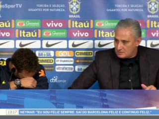 VIDEO: Neymar in tranen door Braziliaanse bondscoach