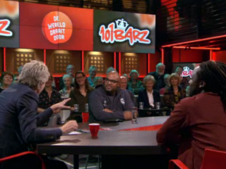 Sevn Alias, Hef, Keizer, D-Double, Josylvio en Rotjoch vieren 101Barz jubileum bij DWDD