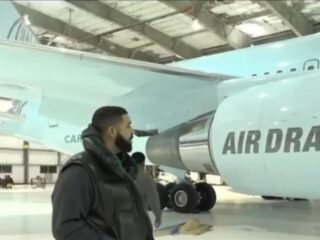 Drake showt privéjet en die is next level