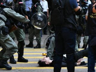 Demonstrant in Hongkong neergeschoten