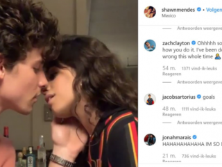 Camila Cabello en Shawn Mendes gaan viral met dramatische kusvideo