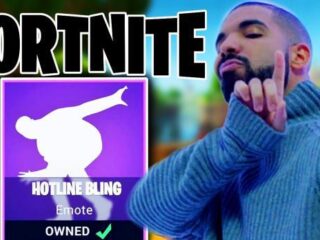 Drake wil Hotline Bling-emote in Fortnite