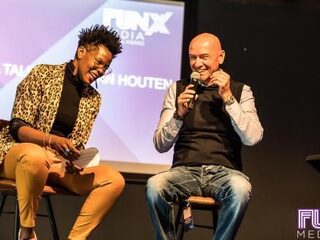 Bart van Houten (Van Klasse) inspireert ondernemers op de FunX Media Business Awards