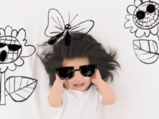 Baby met flinke haardos wordt gezicht van haarverzorgingsmerk