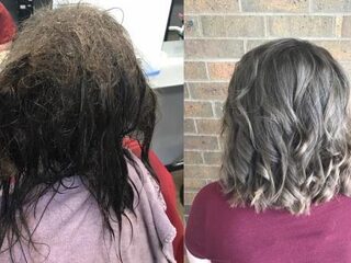 Het haar van dit depressieve meisje vertelt haar heftige verhaal