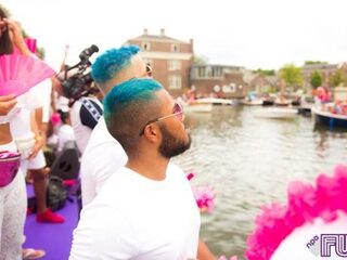 Canal Parade in Amsterdam