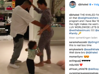 DJ Khaled en wifey laten baby Asahd hun beste dansmoves zien