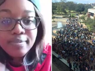 Ruim 300 studenten lopen meisje naar les nadat ze n*gger genoemd werd