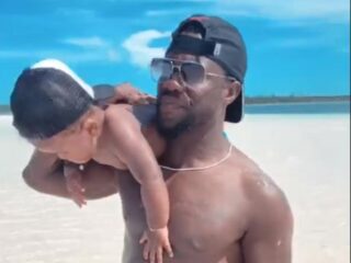 Kevin Harts family vacay: zwemmen met biggetjes