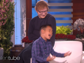 8-jarige YouTube-ster Kai wordt verrast door Ed Sheeran