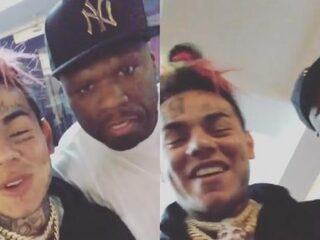 50 Cent en 6ix9ine beschoten tijdens clipshoot