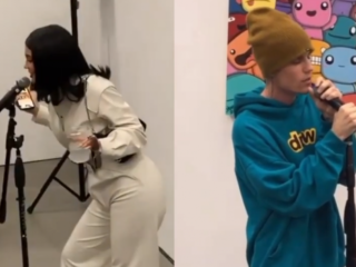 Kylie Jenner zingt 'Rise and Shine' met Justin Bieber en mensen worden wild