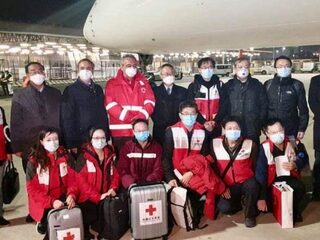 Chinese medische specialisten helpen in zwaarst getroffen regio Italië