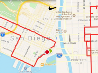 Deze hardloopster rent al jaren rondjes in de vorm van piemels