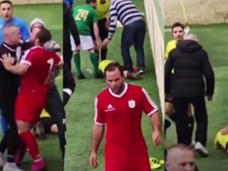 Voetballer schopt en slaat grensrechter: krijgt 3-jarig voetbalverbod
