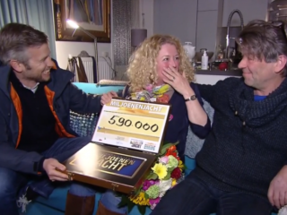 VIDEO | Epic reactie van vrouw die € 590.000 wint: "wat moet ik hiermee?"