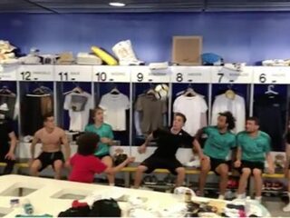 Marcelo's talentvolle zoon (8) steelt de show in de Real Madrid-kleedkamer