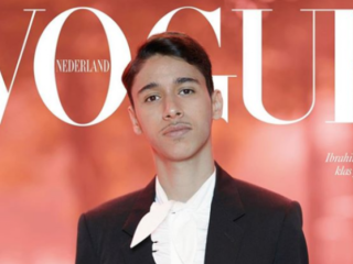 Ibrahim (18) kwam als bootvluchteling naar Nederland en shinet nu op Vogue-cover