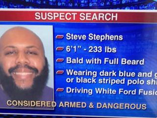 Facebookmoordenaar Steve Stephens pleegt zelfmoord