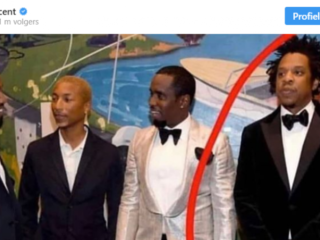 Foto van ongemakkelijke reünie Kanye en Jay Z wordt meme