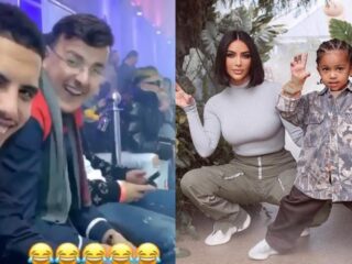 Social Talk: Ashafar gaat stuk bij modeshow en Kim gooit dino-feestje voor Saint