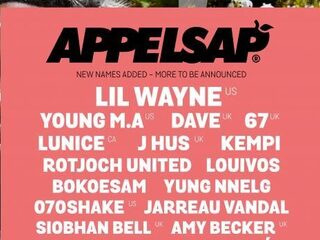 Nieuwe namen Appelsap 2017: Young M.A., Louisvos, Jozo, J Hus en Bokoesam
