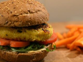 RECEPT: Falafel burgers