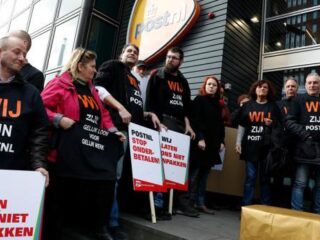Geen post- en pakketbezorging door staking PostNL