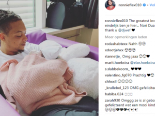 Ronnie Flex en DJ Wef trotse ouders van dochtertje Nori Dua