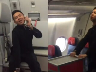 VIDEO: Steward doet hilarische parodie op Britneys 'Toxic'