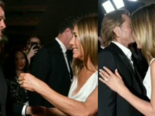 Jennifer Aniston en Brad Pitt gaan viral door moment SAG-Awards