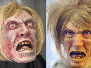Man ontwerpt speciale Halloween-maskers van 'Karen'